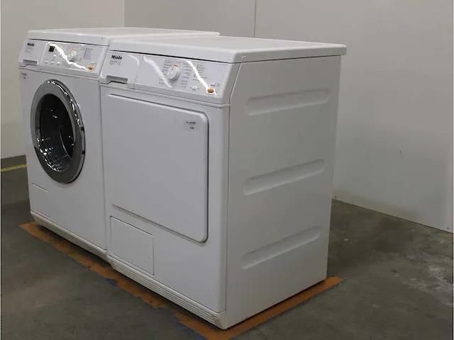 W 3241 softtronic wasmachine & miele t 8403 c softcare system droger - afbeelding 7 van  8