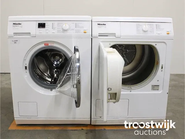 W 3371 edition 111 wasmachine & miele t 8803 c softcare system droger - afbeelding 2 van  8