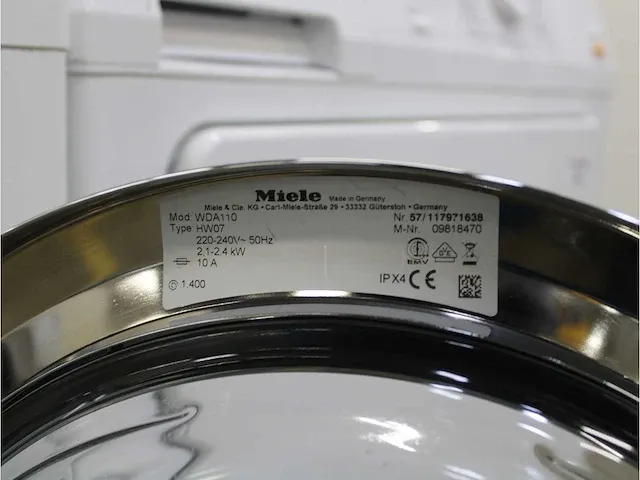 W 3371 edition 111 wasmachine & miele t 8813 c edition 111 droger - afbeelding 5 van  8