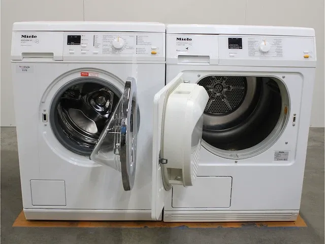 W 3371 edition 111 wasmachine & miele t 8937 wp softcare system ecocomfort droger - afbeelding 2 van  8