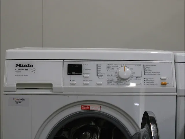 W 3371 edition 111 wasmachine & miele t 8937 wp softcare system ecocomfort droger - afbeelding 3 van  8