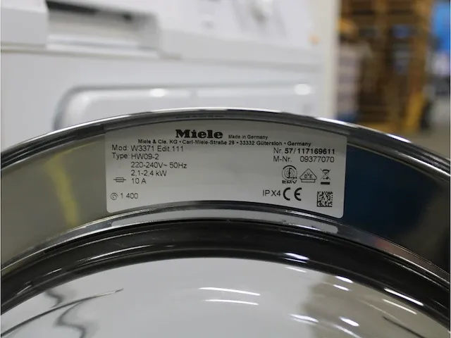 W 3371 edition 111 wasmachine & miele t 8937 wp softcare system ecocomfort droger - afbeelding 5 van  8