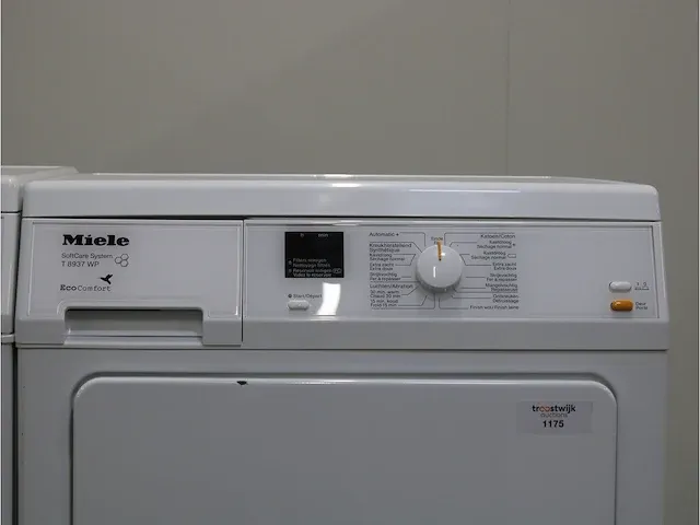 W 3371 edition 111 wasmachine & miele t 8937 wp softcare system ecocomfort droger - afbeelding 6 van  8
