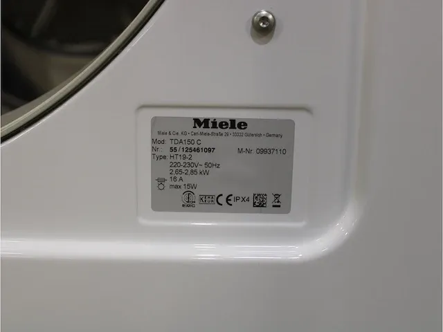 W 3371 edition 111 wasmachine & miele t 8937 wp softcare system ecocomfort droger - afbeelding 8 van  8