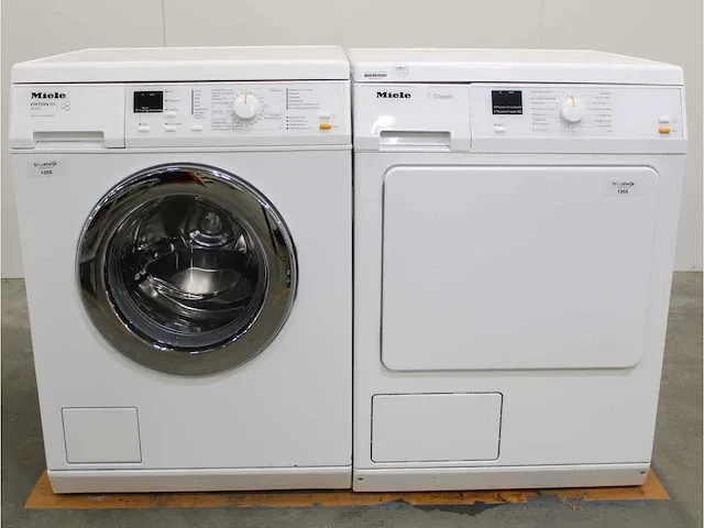 W 3371 edition 111 wasmachine & miele t classic droger - afbeelding 1 van  8