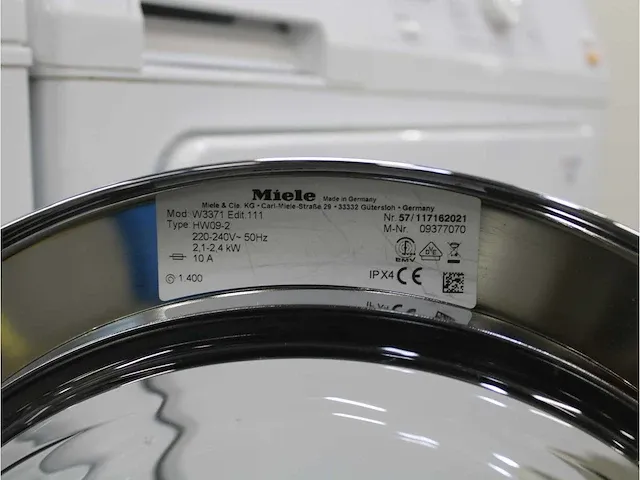 W 3371 edition 111 wasmachine & miele t classic droger - afbeelding 5 van  8