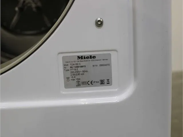 W 3371 edition 111 wasmachine & miele t classic droger - afbeelding 8 van  8