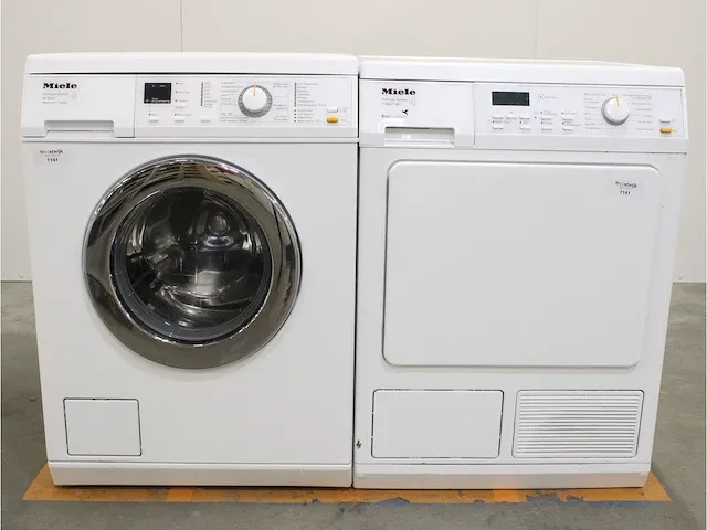 W 3521 softcare system wasmachine & miele t 8967 wp softcare system ecocomfort droger - afbeelding 1 van  8