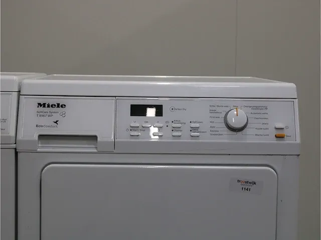 W 3521 softcare system wasmachine & miele t 8967 wp softcare system ecocomfort droger - afbeelding 6 van  8