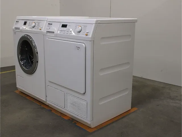 W 3521 softcare system wasmachine & miele t 8967 wp softcare system ecocomfort droger - afbeelding 7 van  8