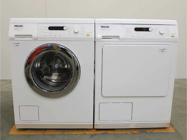 W 3821 softcare system wasmachine & miele t 8423 c softcare system droger - afbeelding 1 van  8