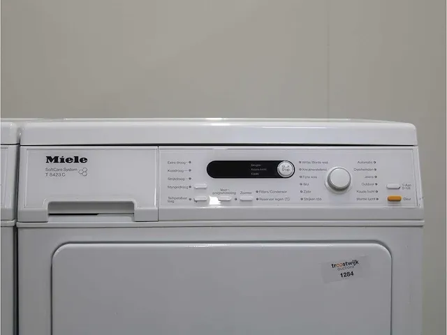 W 3821 softcare system wasmachine & miele t 8423 c softcare system droger - afbeelding 6 van  8