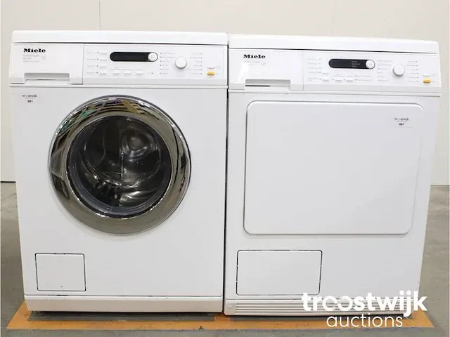 W 3821 softcare system wasmachine & miele t 8423 c softcare system droger - afbeelding 1 van  8
