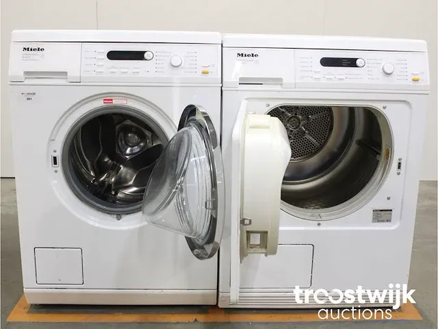 W 3821 softcare system wasmachine & miele t 8423 c softcare system droger - afbeelding 2 van  8