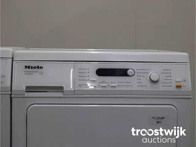 W 3821 softcare system wasmachine & miele t 8423 c softcare system droger - afbeelding 6 van  8