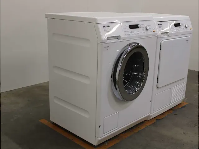 W 3821 softcare system wasmachine & miele t 8827 wp softcare system ecocomfort droger - afbeelding 4 van  8