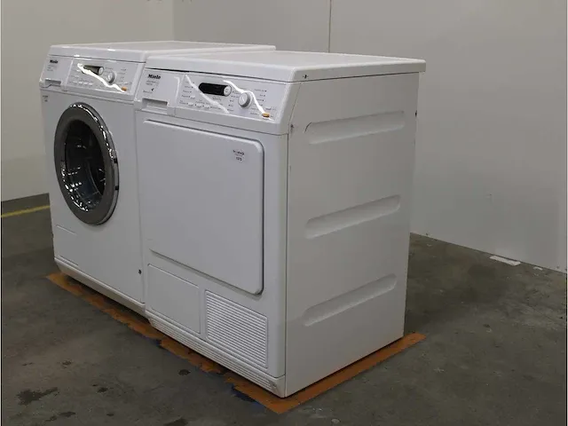 W 3821 softcare system wasmachine & miele t 8827 wp softcare system ecocomfort droger - afbeelding 7 van  8