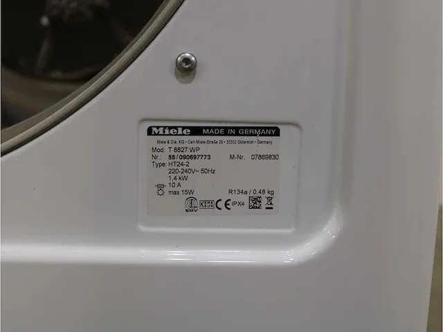 W 3821 softcare system wasmachine & miele t 8827 wp softcare system ecocomfort droger - afbeelding 8 van  8