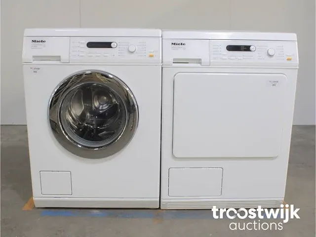 W 3825 softcare system wasmachine & miele t 8423 c softcare system droger - afbeelding 1 van  8