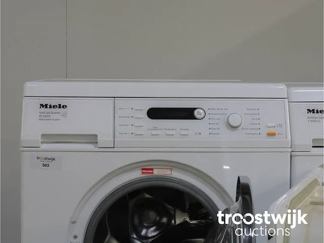 W 3825 softcare system wasmachine & miele t 8423 c softcare system droger - afbeelding 3 van  8