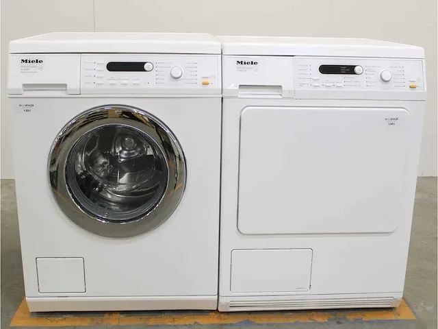 W 3825 softcare system wasmachine & miele t 8823 c softcare system droger - afbeelding 1 van  8