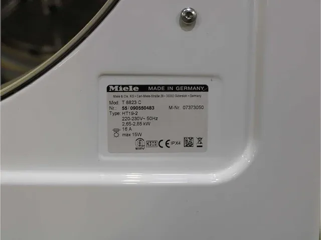 W 3825 softcare system wasmachine & miele t 8823 c softcare system droger - afbeelding 8 van  8