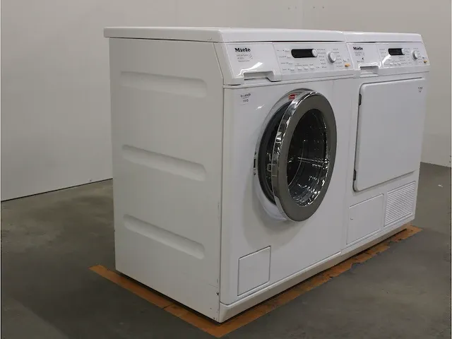 W 3825 softcare system wasmachine & miele t 8827 wp softcare system ecocomfort droger - afbeelding 4 van  8