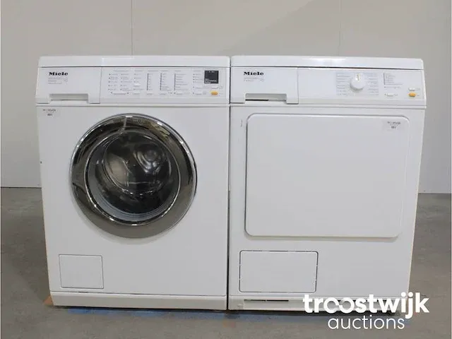 W 3833 softcare system wasmachine & miele t 4263 c softcare system droger - afbeelding 1 van  8