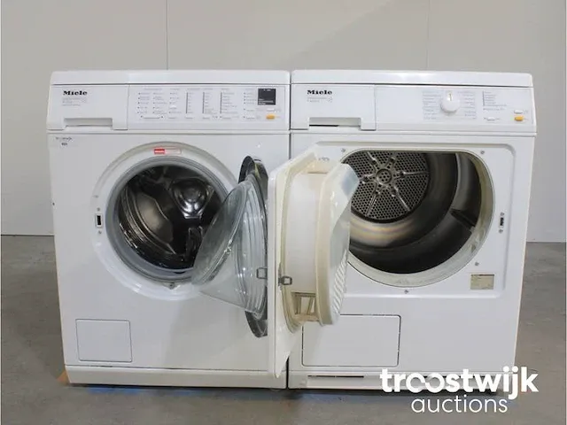 W 3833 softcare system wasmachine & miele t 4263 c softcare system droger - afbeelding 2 van  8