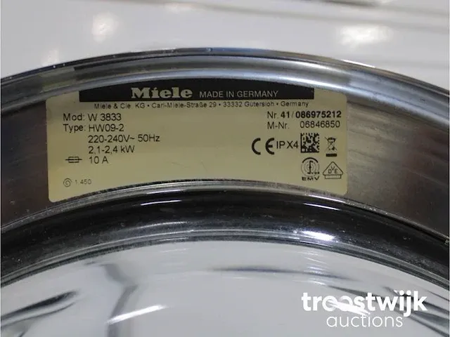 W 3833 softcare system wasmachine & miele t 4263 c softcare system droger - afbeelding 5 van  8