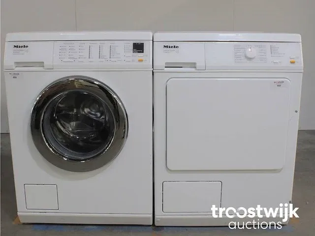 W 3833 softcare system wasmachine & miele t 8423 c softcare system droger - afbeelding 1 van  8