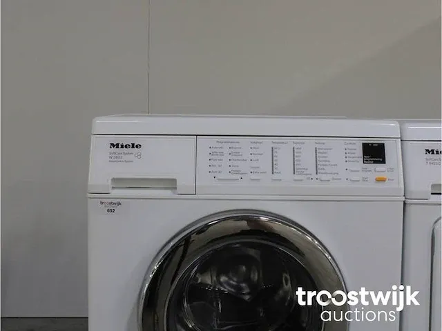 W 3833 softcare system wasmachine & miele t 8423 c softcare system droger - afbeelding 3 van  8