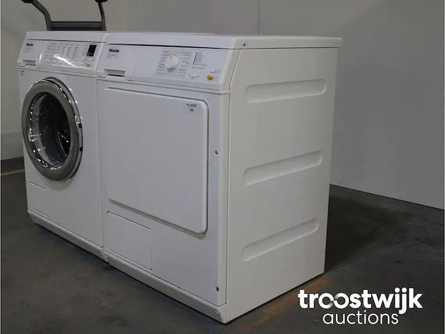 W 3833 softcare system wasmachine & miele t 8423 c softcare system droger - afbeelding 7 van  8