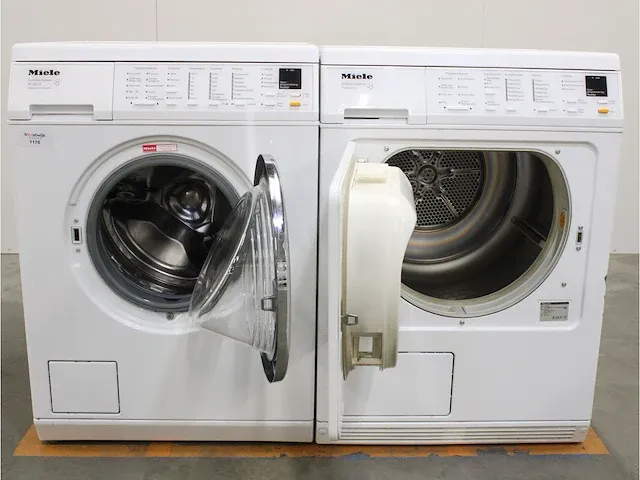 W 3833 softcare system wasmachine & miele t 8433 c softcare system droger - afbeelding 2 van  8