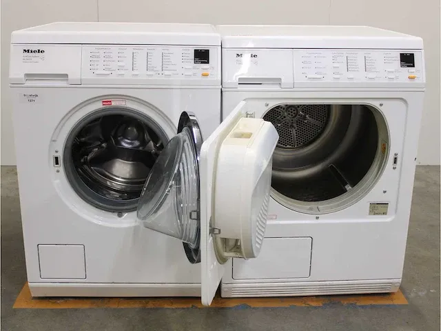 W 3833 softcare system wasmachine & miele t 8433 c softcare system droger - afbeelding 2 van  8