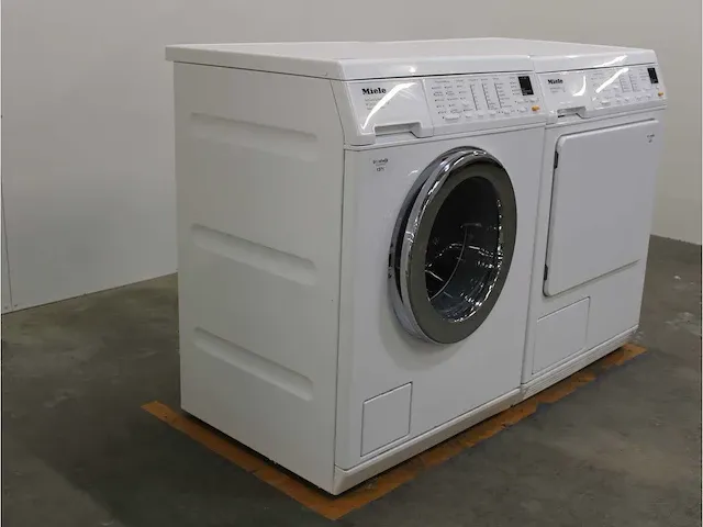 W 3833 softcare system wasmachine & miele t 8433 c softcare system droger - afbeelding 4 van  8