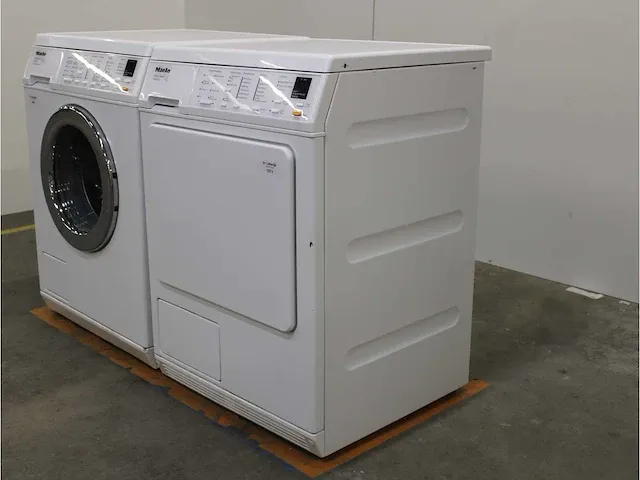 W 3833 softcare system wasmachine & miele t 8433 c softcare system droger - afbeelding 7 van  8