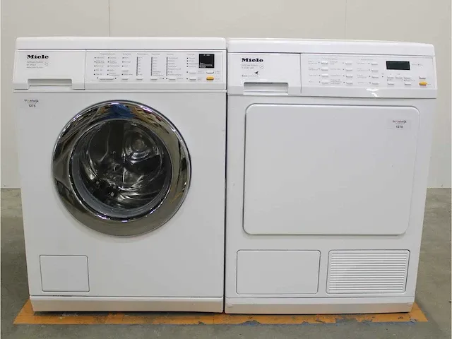 W 3833 softcare system wasmachine & miele t 8937 wp softcare system ecocomfort droger - afbeelding 1 van  8