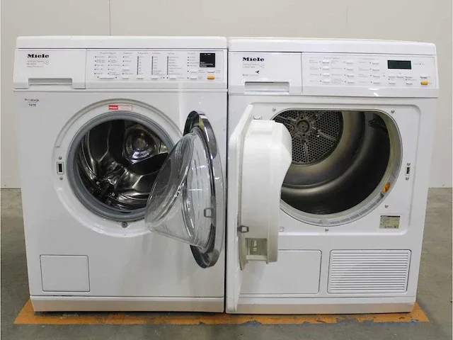 W 3833 softcare system wasmachine & miele t 8937 wp softcare system ecocomfort droger - afbeelding 2 van  8