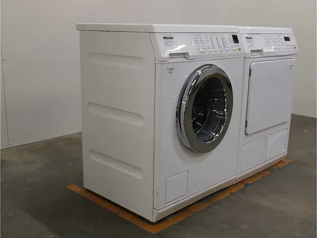 W 3833 softcare system wasmachine & miele t 8937 wp softcare system ecocomfort droger - afbeelding 4 van  8