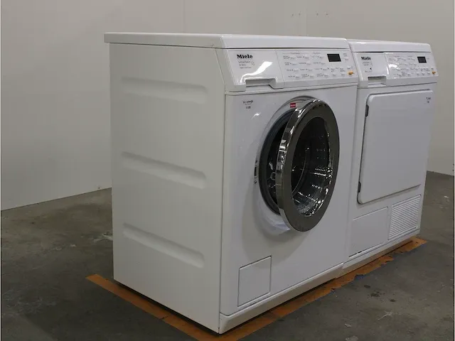 W 3933 softcare system wasmachine & miele t 8937 wp softcare system ecocomfort droger - afbeelding 4 van  8