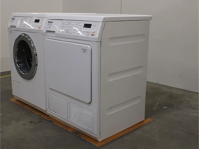 W 3933 softcare system wasmachine & miele t 8937 wp softcare system ecocomfort droger - afbeelding 7 van  8