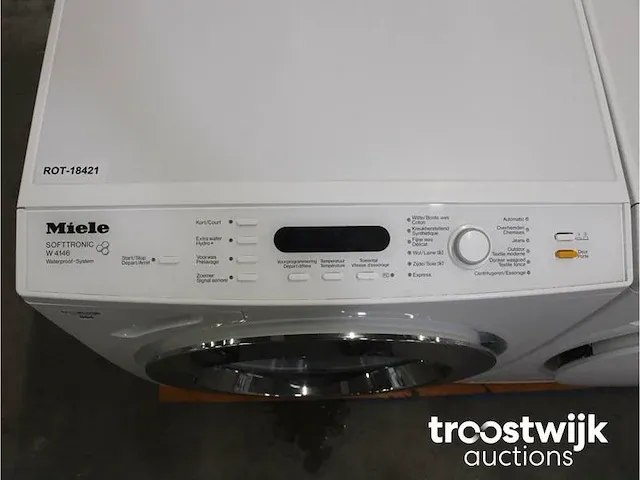 W 4146 softtronic wasmachine & miele t 9246 c softcare system droger - afbeelding 3 van  8