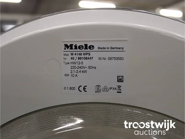 W 4146 softtronic wasmachine & miele t 9246 c softcare system droger - afbeelding 5 van  8