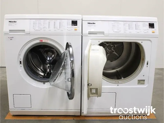 W 5345 softcare system wasmachine & miele t 8433 c softcare system droger - afbeelding 2 van  8