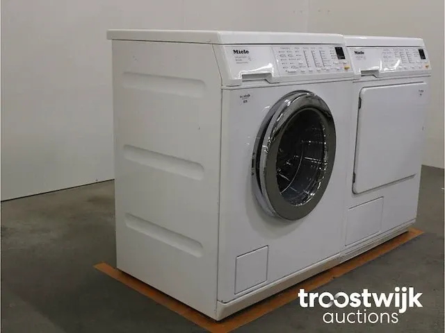 W 5345 softcare system wasmachine & miele t 8433 c softcare system droger - afbeelding 4 van  8
