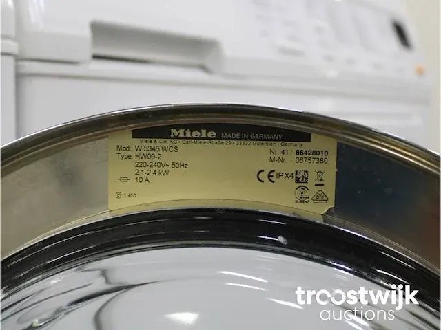 W 5345 softcare system wasmachine & miele t 8433 c softcare system droger - afbeelding 5 van  8