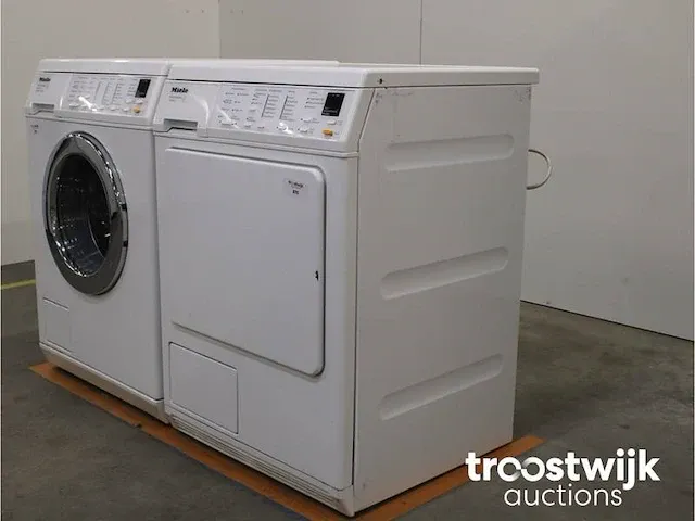 W 5345 softcare system wasmachine & miele t 8433 c softcare system droger - afbeelding 7 van  8
