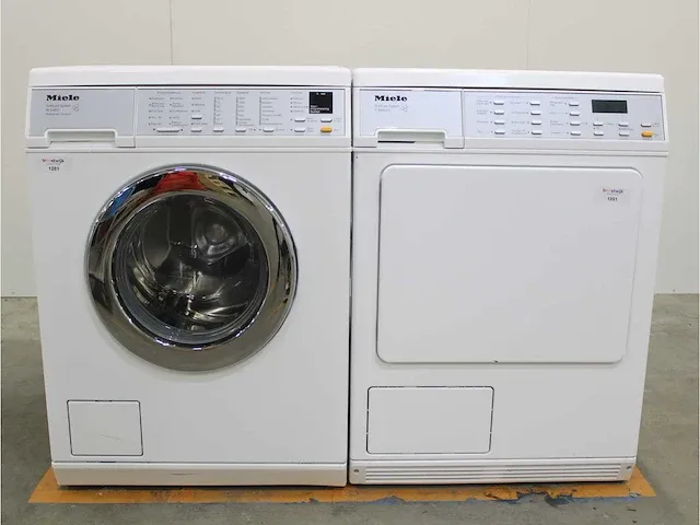 W 5460 softcare system wasmachine & miele t 8663 c softcare system droger - afbeelding 1 van  8