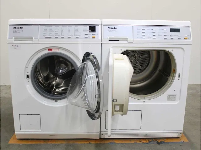 W 5460 softcare system wasmachine & miele t 8663 c softcare system droger - afbeelding 2 van  8